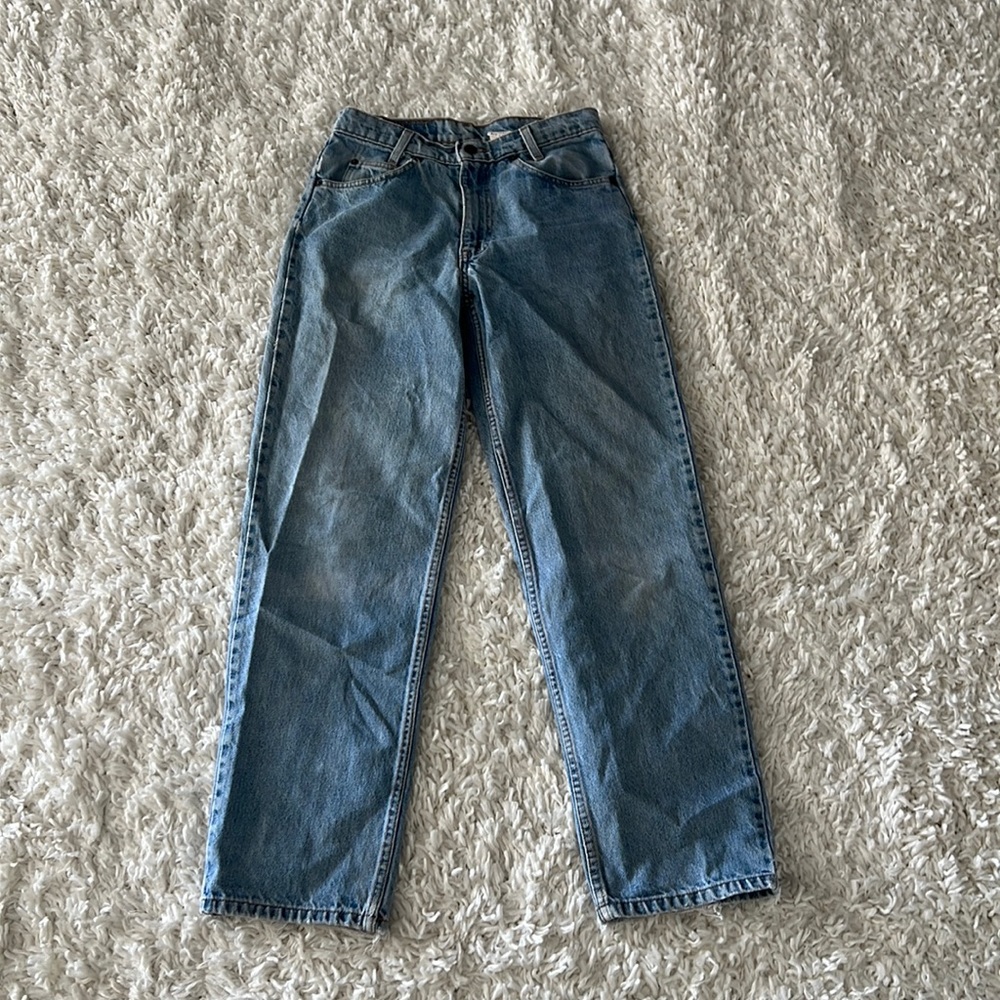 Light Wash Vintage Levi’s with Orange Tab